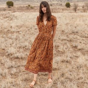 Christy Dawn- Dawn Dress in Saffron Chintz